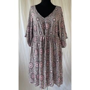 Torrid Multicolor Print Mini Dress